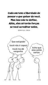 Ilustrações simples com mensagens poderosas