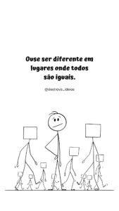 Ilustrações simples com mensagens poderosas