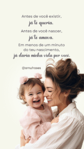 frases de mãe de menina