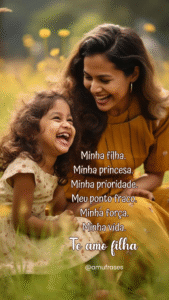 frases de mãe de menina