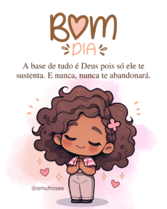 mensagens de bom dia com Deus