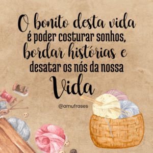 Frases de amor pela profissão de costureira