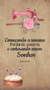 Frases de amor pela profissão de costureira
