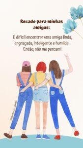 Frases para enviar a amiga que te entende até no silêncio
