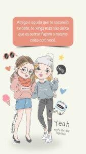Frases para enviar a amiga que te entende até no silêncio