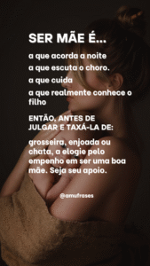 O significado real da maternidade em frases inspiradoras