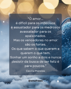 Reflexões de Cecília Meireles sobre vida e tempo