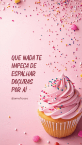 frases para Confeiteira de Cupcakes