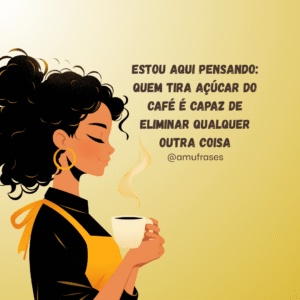 Café sem açúcar