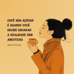 Café sem açúcar
