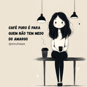 Café sem açúcar