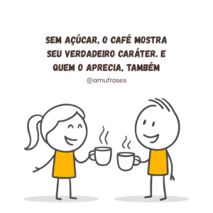 Café sem açúcar