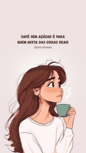 Café sem açúcar