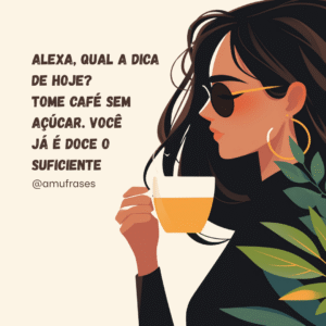 Café sem açúcar