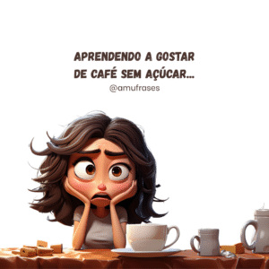 Café sem açúcar