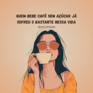 Café sem açúcar