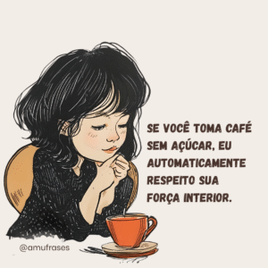 Café sem açúcar